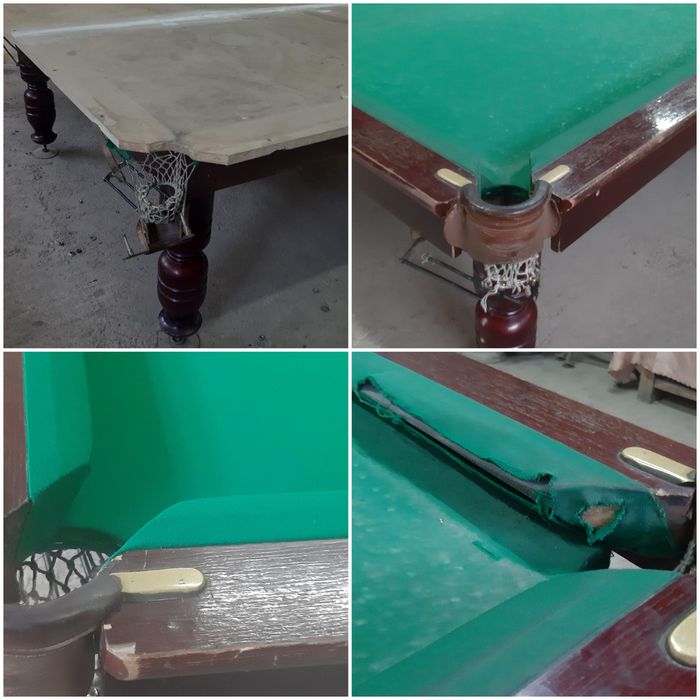 Перетяжка,ремонт та реставрація більярдних столів,продаж аксесуарів