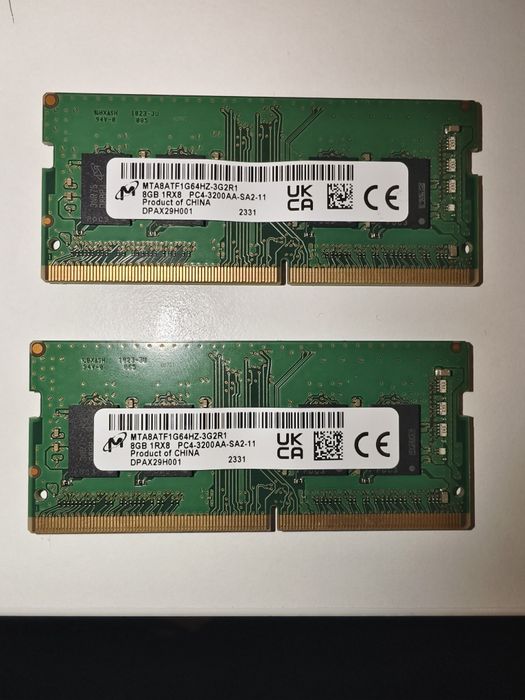 Pamięć RAM 2x8gb MS-DIMM DDR4