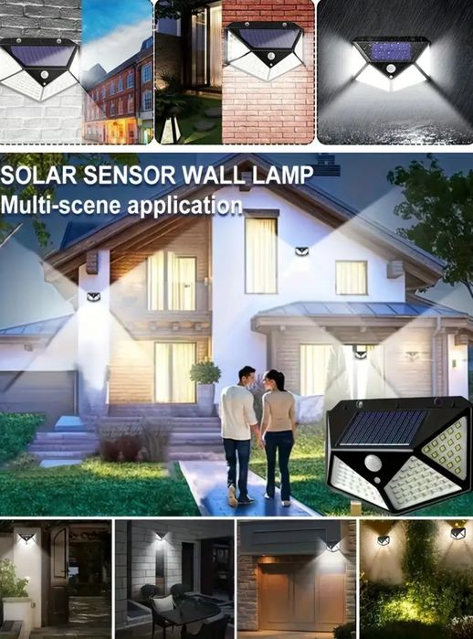 6 Luzes solares! Envio e a cobrança! Por MBW sai 10€ mais barato