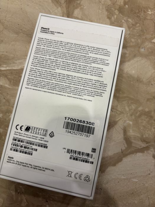 Iphone 13 128 gb midnight blue