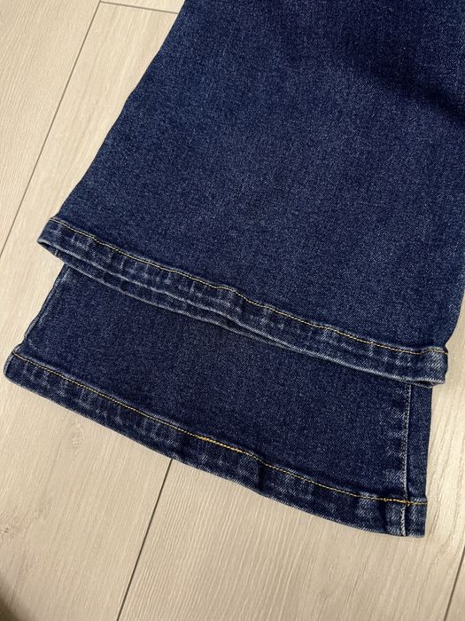 Джинсы высокая талия клеш bootcut flared 36 34 s xs 2000s 90s винтаж