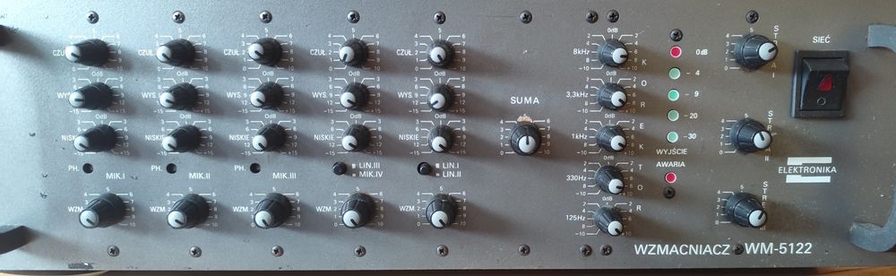 Wzmacniacz radiowęzłowy Elaktronika WM-5122