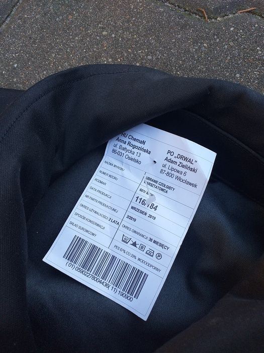 Mundur wojskowy czołgisty wz.601/MON,militaria,demobil,WP,ochrona,BHP