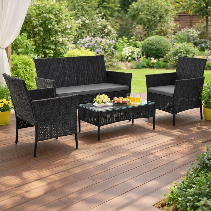 Meble Ogrodowe Zestaw Mebli Ogrodowych na Taras Technorattan Stolik