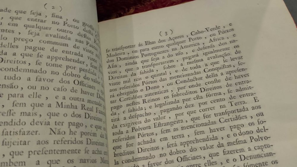 Domínios e Acidentes Pólvora 1778 - 2 Alvarás Regio