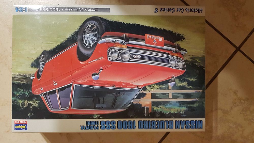 Model plastikowy  samochodu NIssan Bluebird, 1: 24, Hassegawa