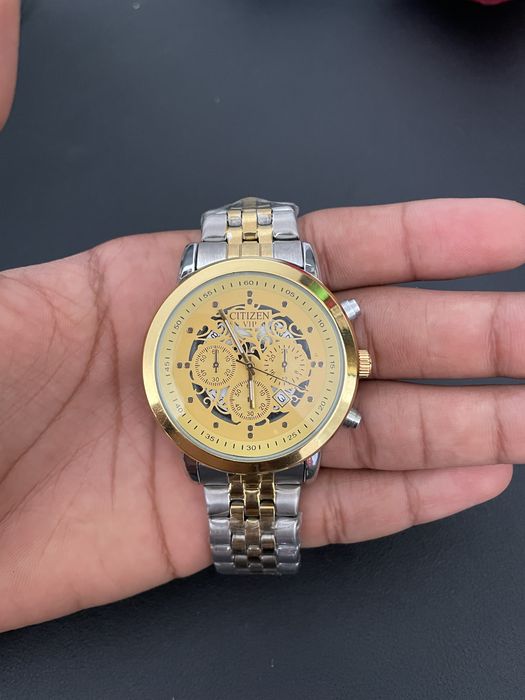 Relógio Masculino Dourado