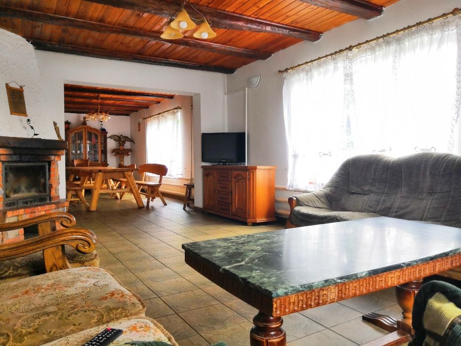 Domek, mazury, pokoje, balia sauna, imprezy integracyjne, urodziny
