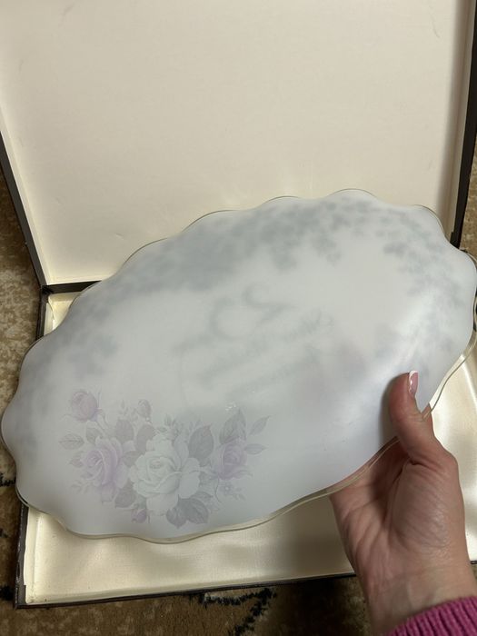 Декоративне блюдо на срібне весілля