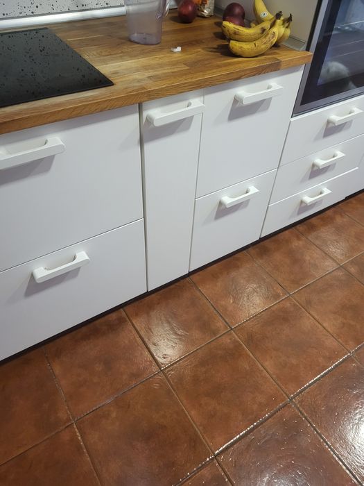 Portas e frentes de gaveta Ikea Veddinge brancas