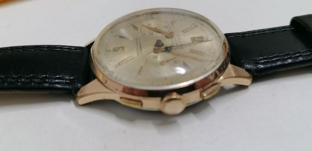 Relógio cauny cronógrafo para restauro