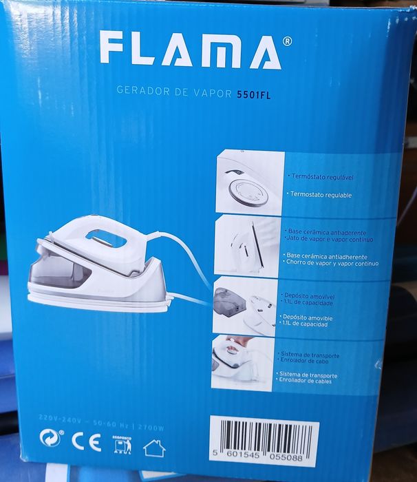 Ferro com caldeira Flama novo na caixa