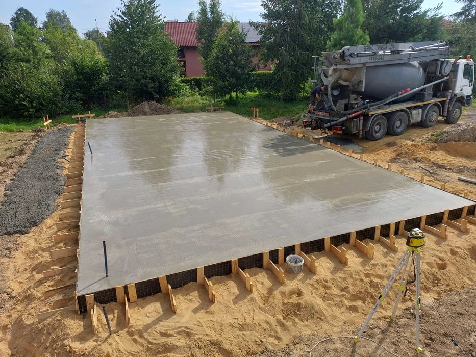 fundamenty tradycyjne, płyty fundamentowe murki oporowe