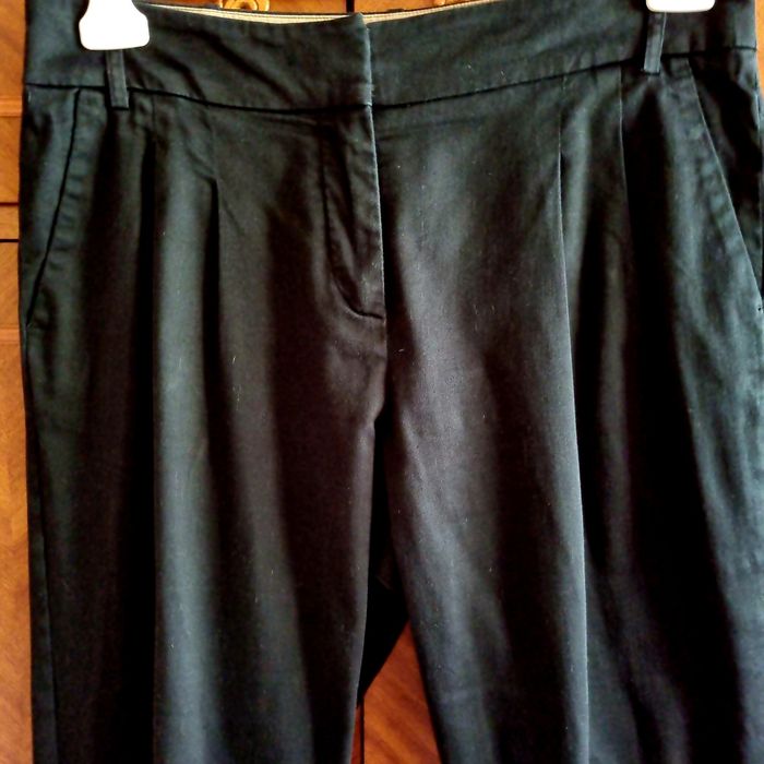 Hobbs London хлопковые чёрные брюки чиносы  р.10