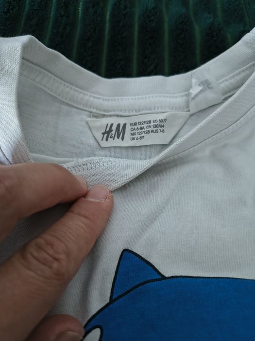 T shirt h&m 122/128 sonic