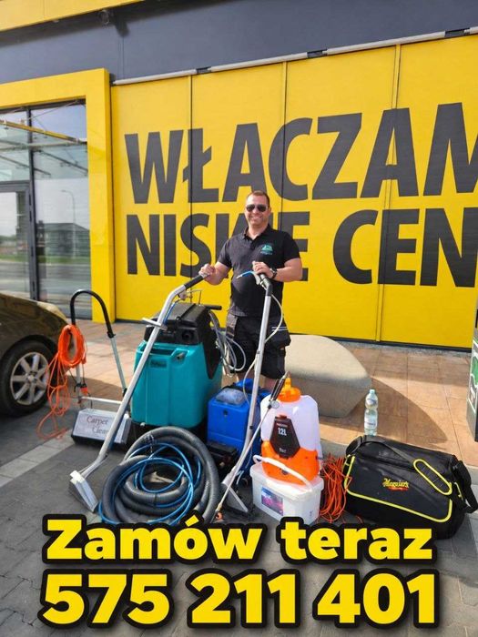DOJAZD DO KLIENTA- GRATIS!!! Profesjonalne pranie tapicerki meblowej i samochodowej, ozonowanie pomieszczeń i czyszczenie dywanow wykladzin.