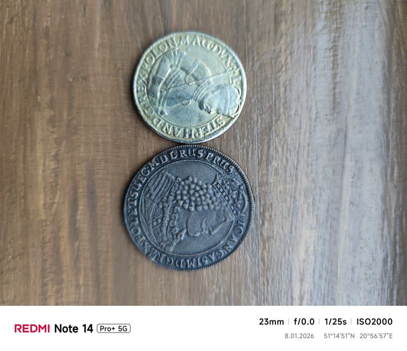 Monety dwie sztuki