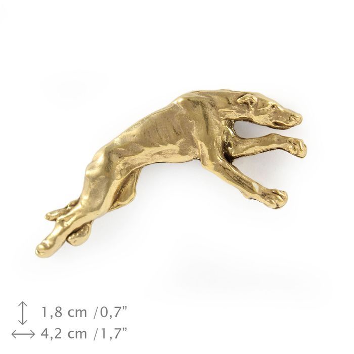 Greyhound pin pozłocony Art-Dog
