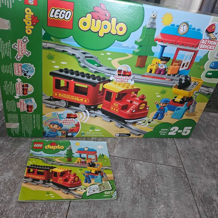Lego duplo 10874 pociag pudełko