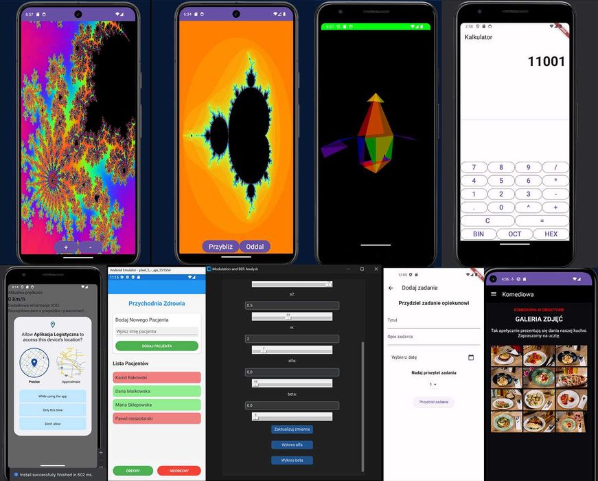 Aplikacje Mobilne OD 500ZŁ! Szybka realizacja Android\IOS\Flutter\Java
