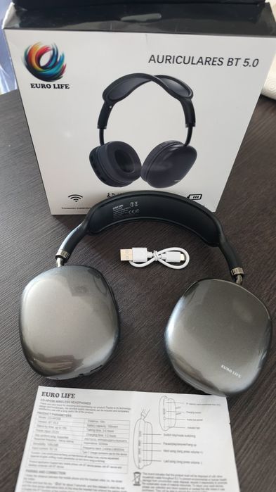 Auscultadores headphones Bluetooth Novos