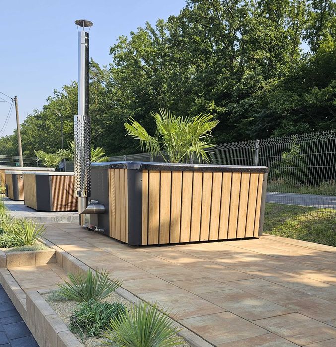 Jacuzzi ogrodowe wanna SPA Comfort 6 osób piec zintegrowany Wi-Fi OD RĘKI Polski producent
