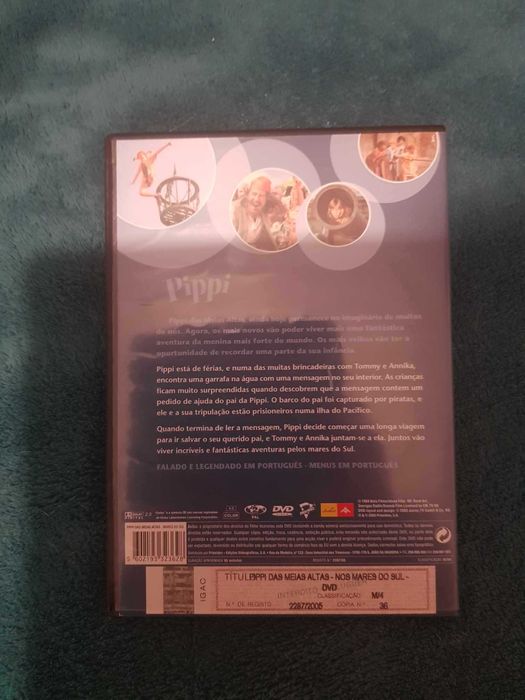 Dvd Pippi das Meias Altas Nos Mares do Sul