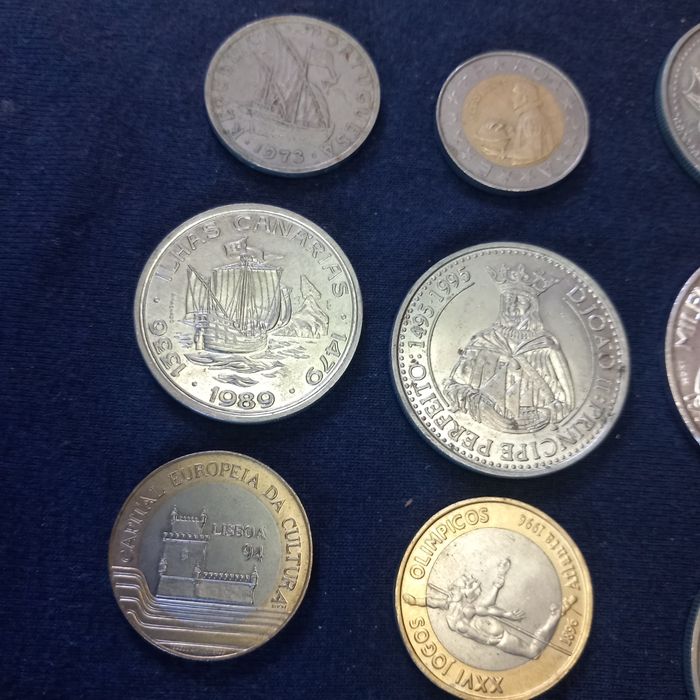 Lote de 12 moedas