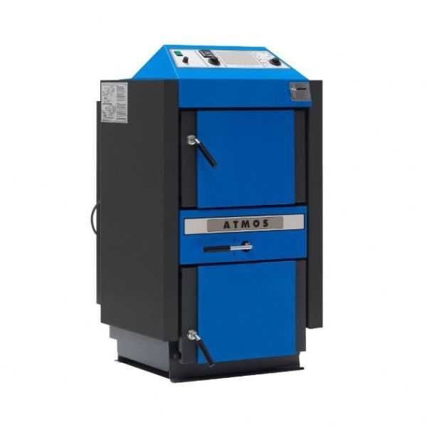 Kocioł ATMOS drewno i węgiel, wydajne i bezpyłowe