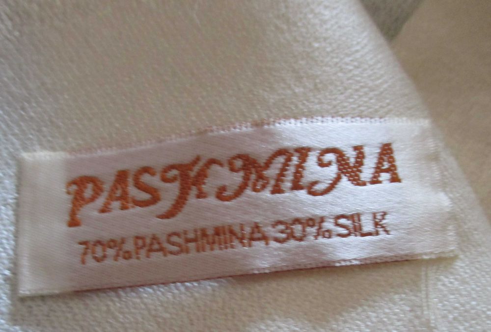 PASHMINA - Elegantes Écharpes Pérola / Rosa Pálido
