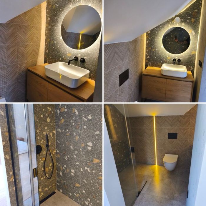 Remont łazienki Wykończenie Wnętrz  Remont domu Sufity podwieszane