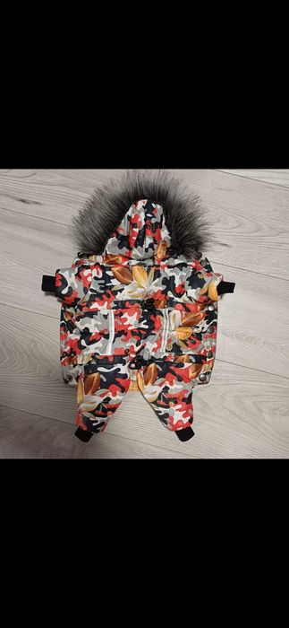 комбінезон яскравий,стильний, теплий новий на маленьку собаку р-р S