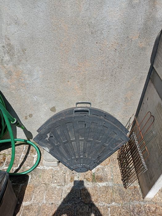 Pedras guarda sol cimento