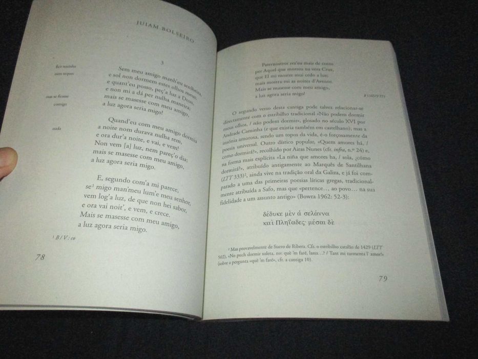 Livro Do Cancioneiro de Amigo Helder Macedo