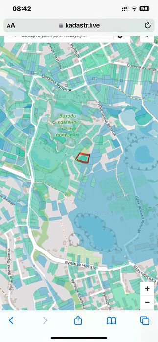 Земельна ділянка «Солені озера» 9,5 соток