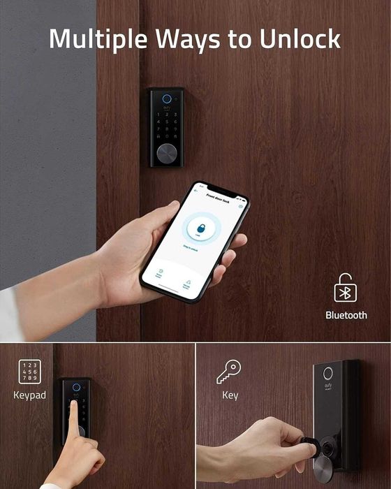Розумний дверний замок Anker Eufy Home System Smart Lock Touch WiFi 2K