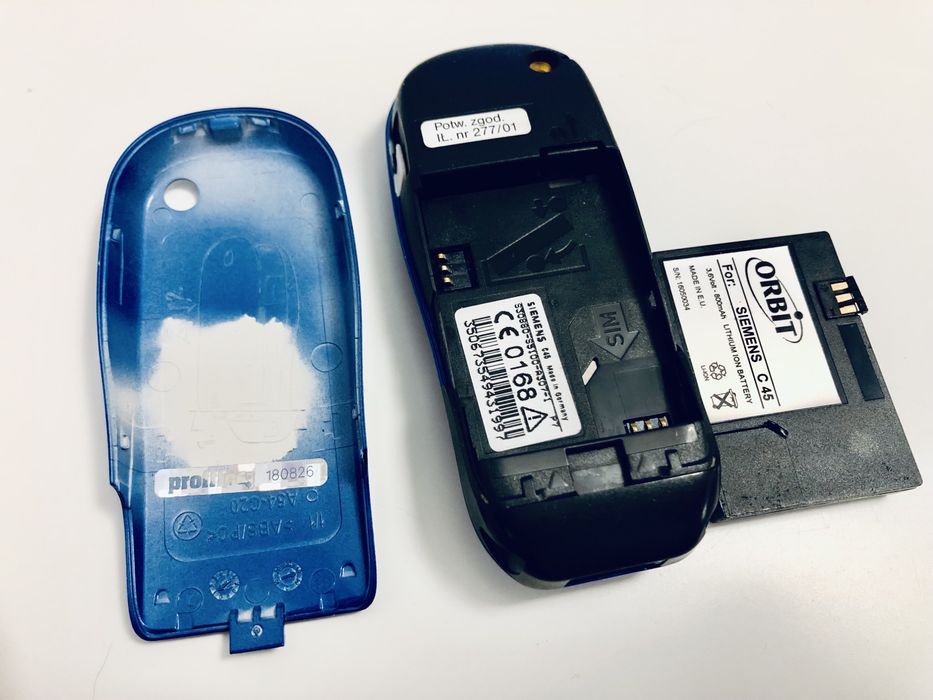 Siemen C45 Nowe Panele dziala w sieci Plus-gsm