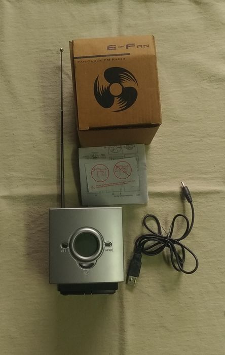 Radio Despertador Com Ventoinha