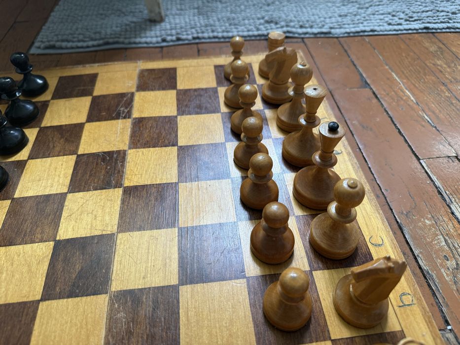 Шахматы винтажные доска 40 см