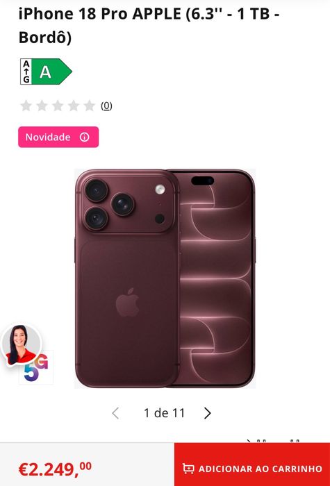Iphone 18 Pro 1TB