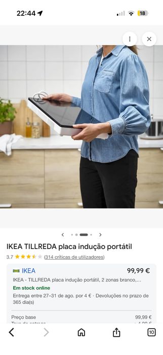 Placas de inducao novas em caixa fechada. Ikea