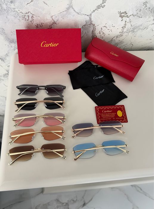 Солнцезащитные очки cartier полный комплект модель 2026