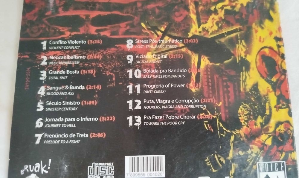 CD Ratos de Porão Edição Brasil