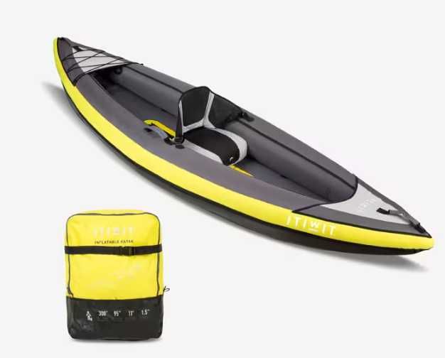 Kayak insuflável ITIWIT 1 + pagaia