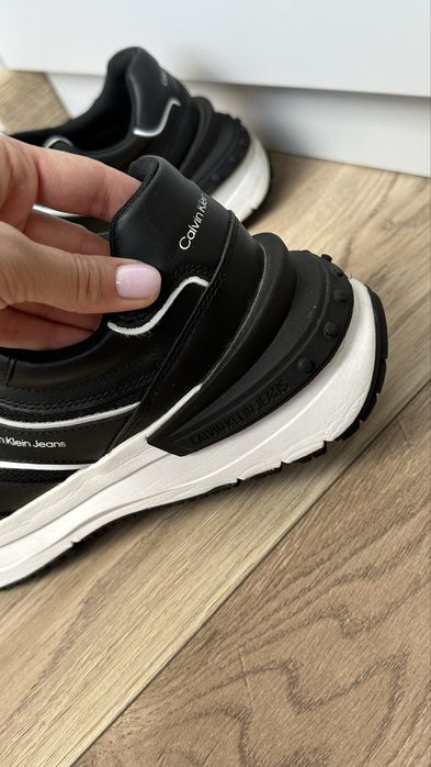 Чоловічі шкіряні кросівки Calvin Klein, р.43, 1 раз обуті