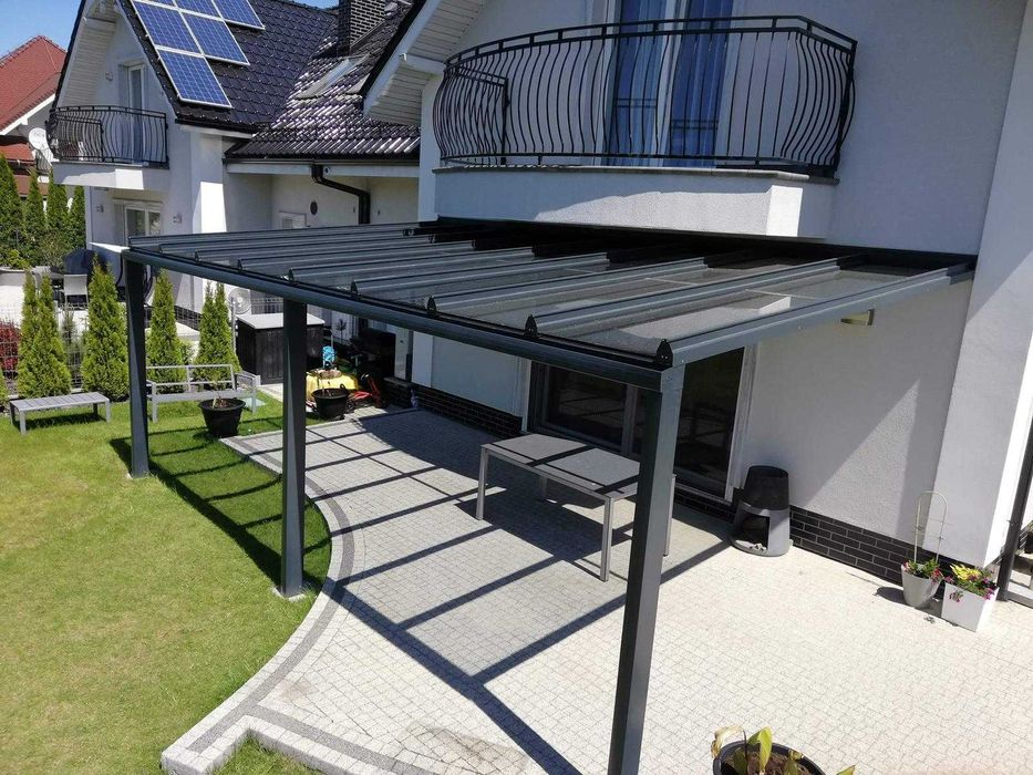 NEXHED Zadaszenie tarasu zadaszenie szklane dach tarasowy szklany dach