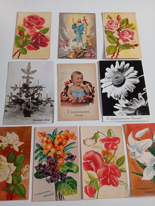 Pocztówka imieninowe i świąteczne