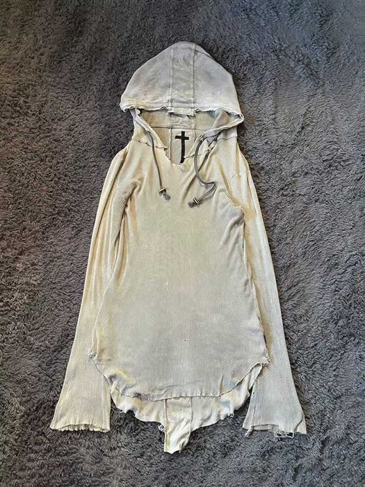 L.G.B. Mudwash Back Cross Hoodie If Six Was Nine