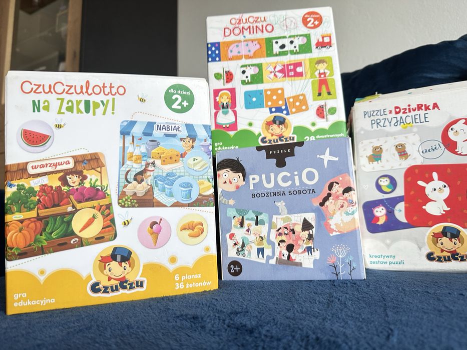 Zestaw Puzzli inowacyjne 2-3 lat CZUCZU.