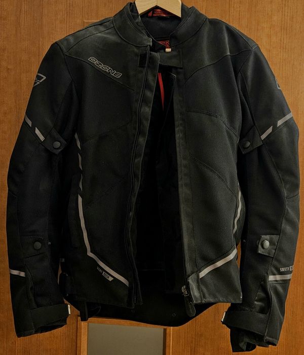 Kurtka Tekstylna Ozone Jet Ii Black XS- komfort i styl na motocykl